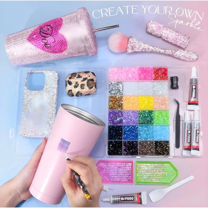 Prism Essential Resin Nail Art Rhinestones Bedazzling Kit