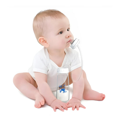 Crystal Essential Plastic Hands Free Feeding Bottle