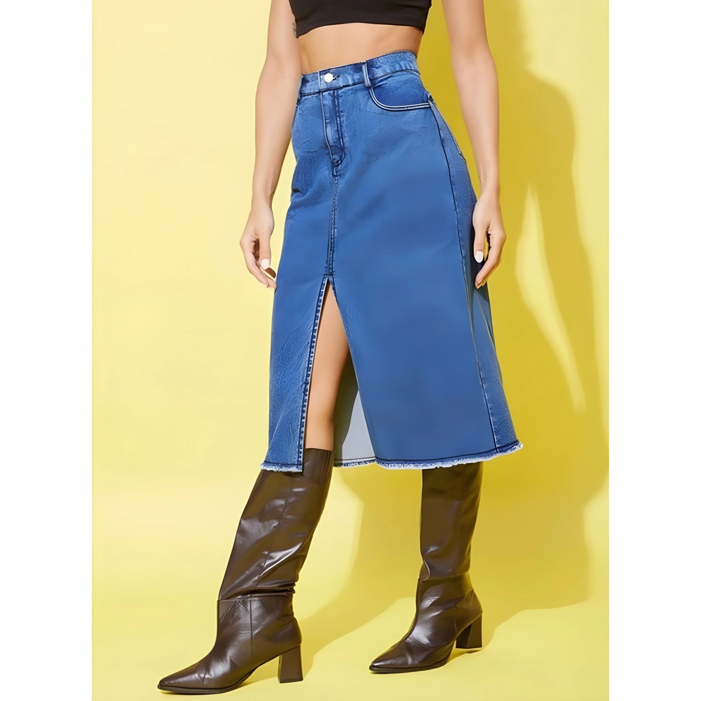 Nyla Solid Skirt