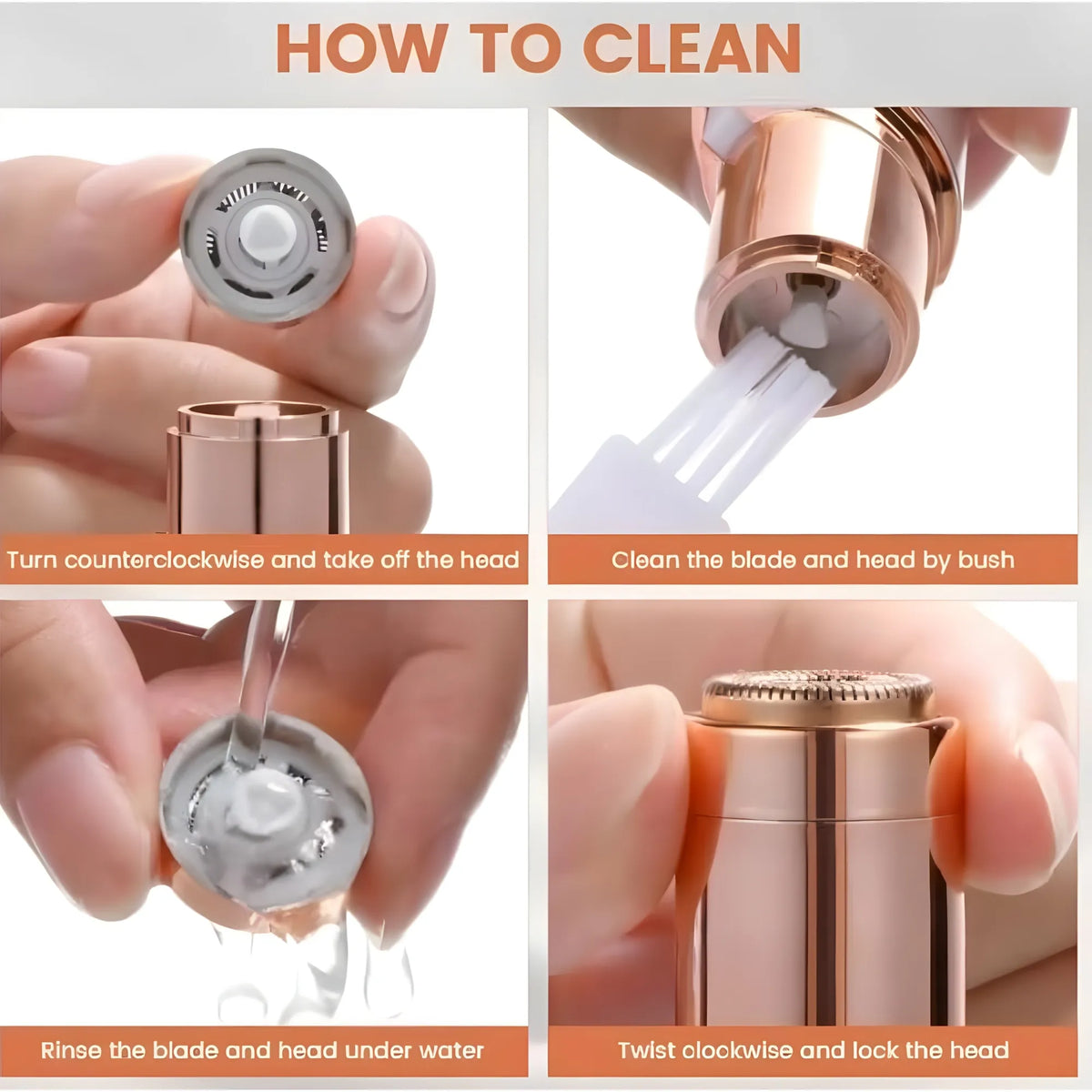 Pearl Essential Plastic Women's Facial Hair Remover