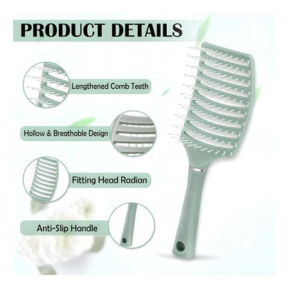 Prism Essential Plastic Detangling Hair Brush