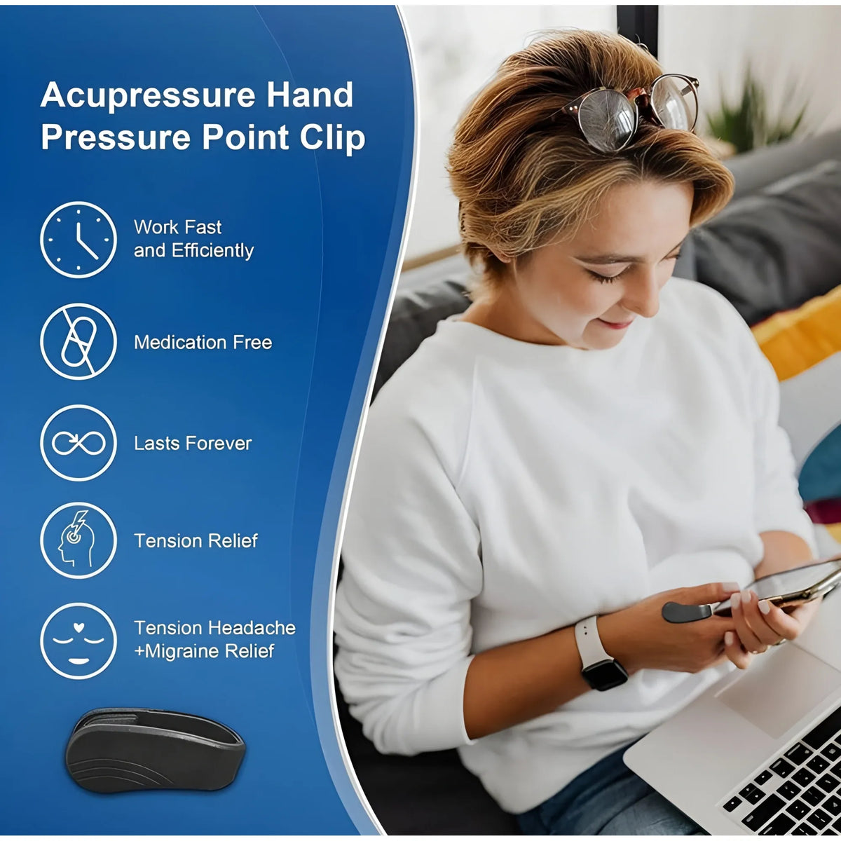 Onyx Essential Pack of 2 Sugar Clip