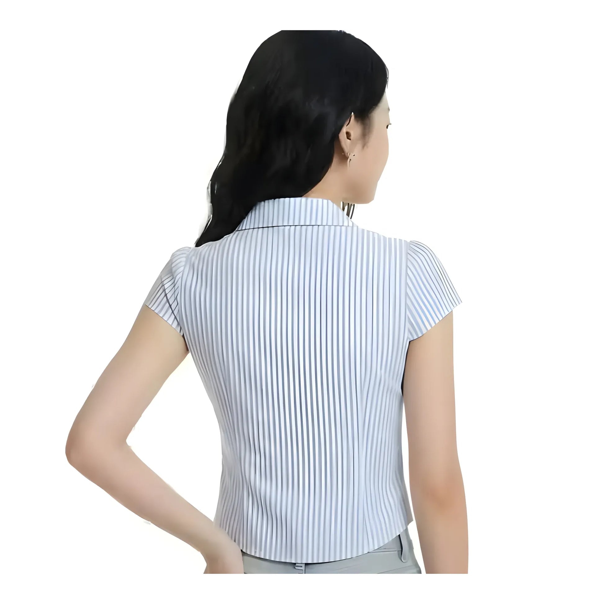 Brisa Checked Crop Top