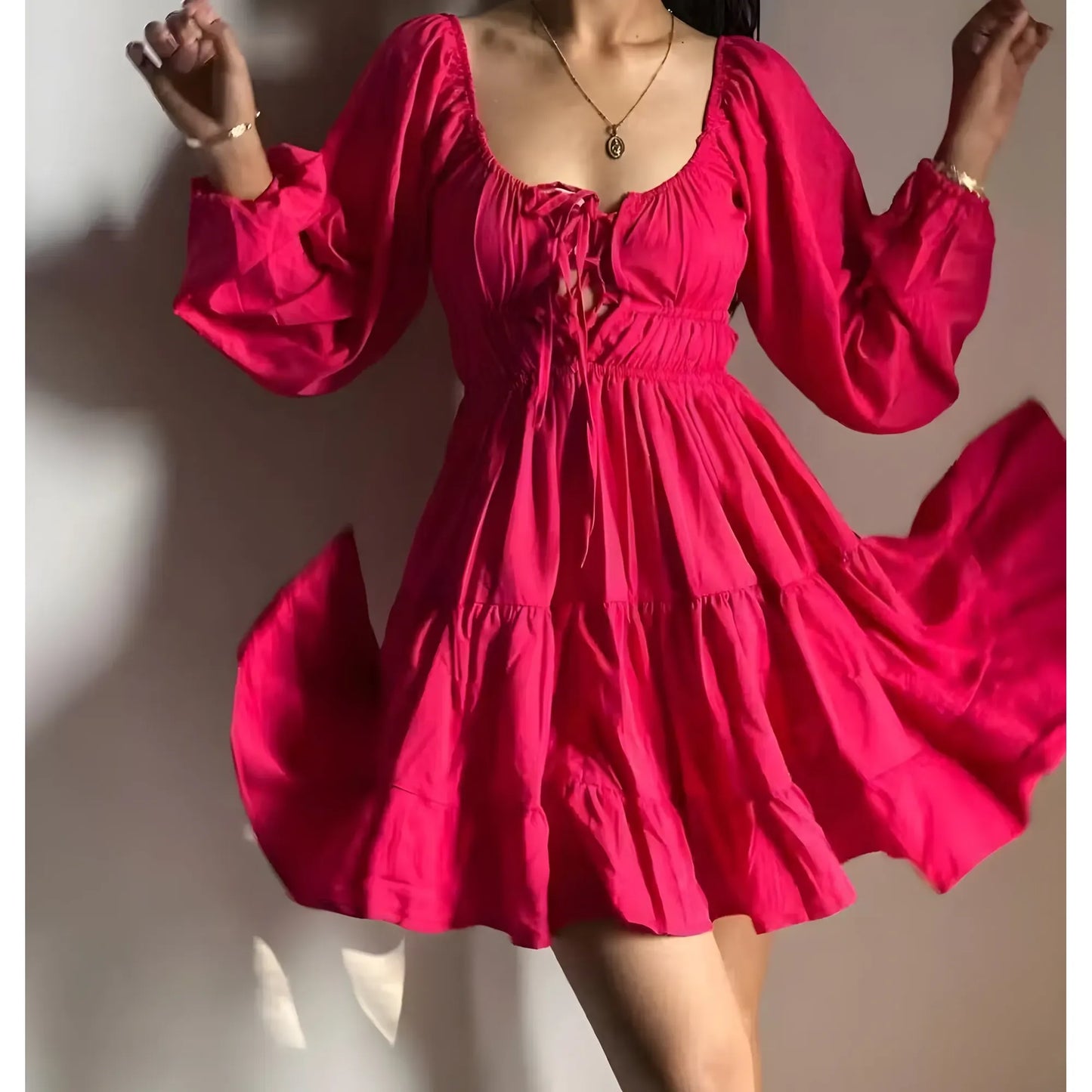 Avira Solid Dress