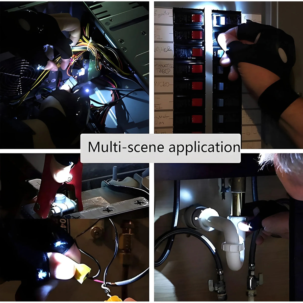 Onyx Essential 1 Pair LED Flashlight Gloves