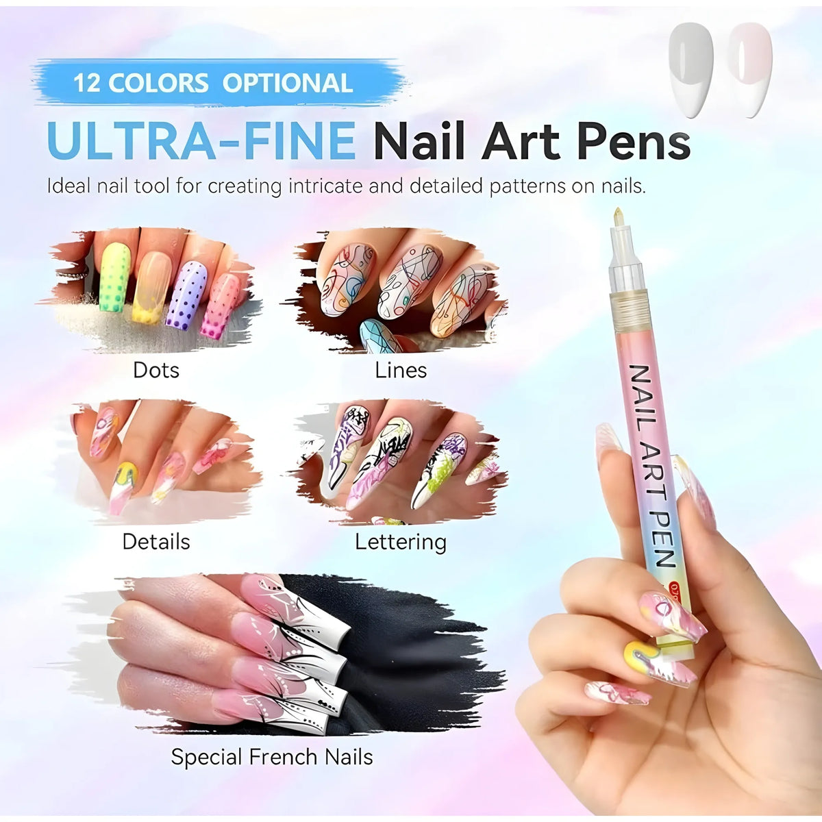 Prism Solid Plastic Nail Art Maker Pen