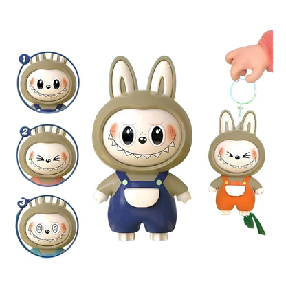 Prism Essential Labubu Face Changing Keychain