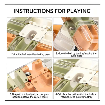 Crystal Essential Plastic Ball Rolling Cube