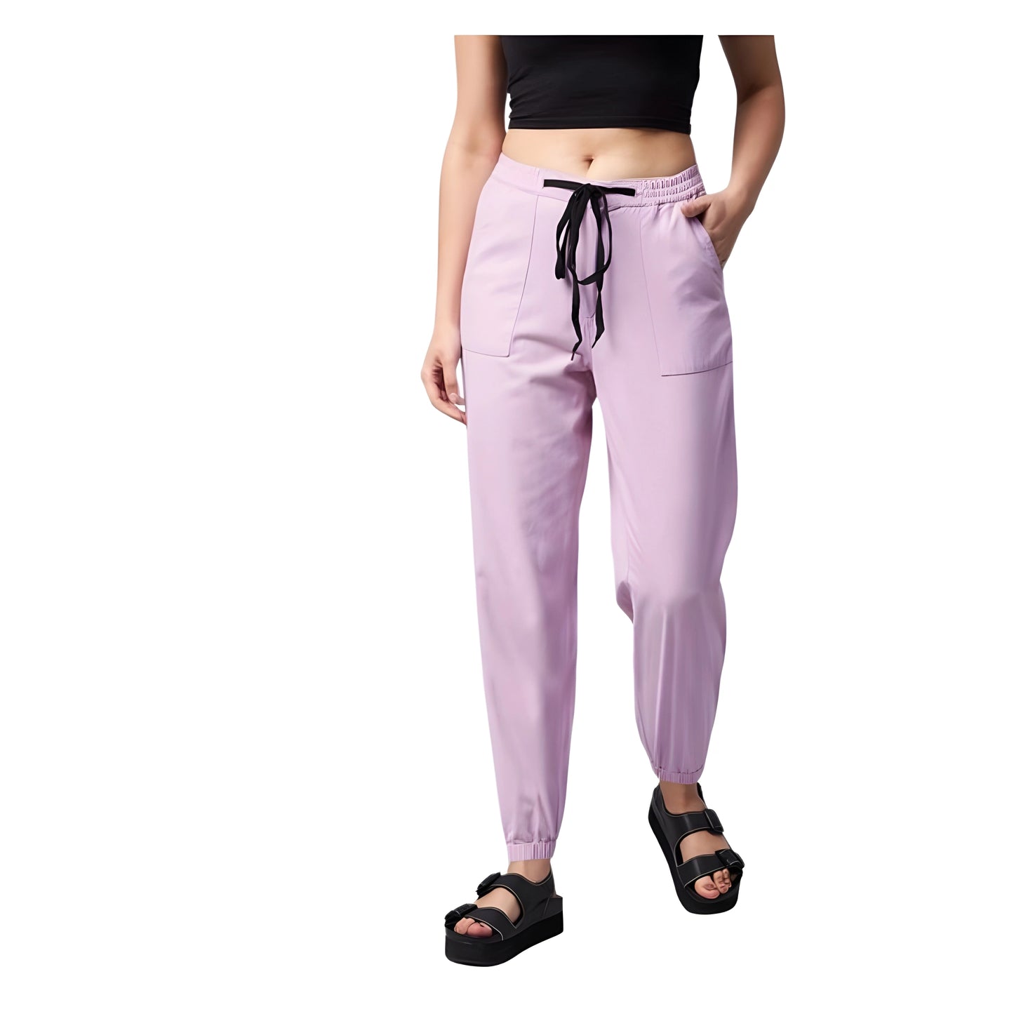 Della Solid Trousers