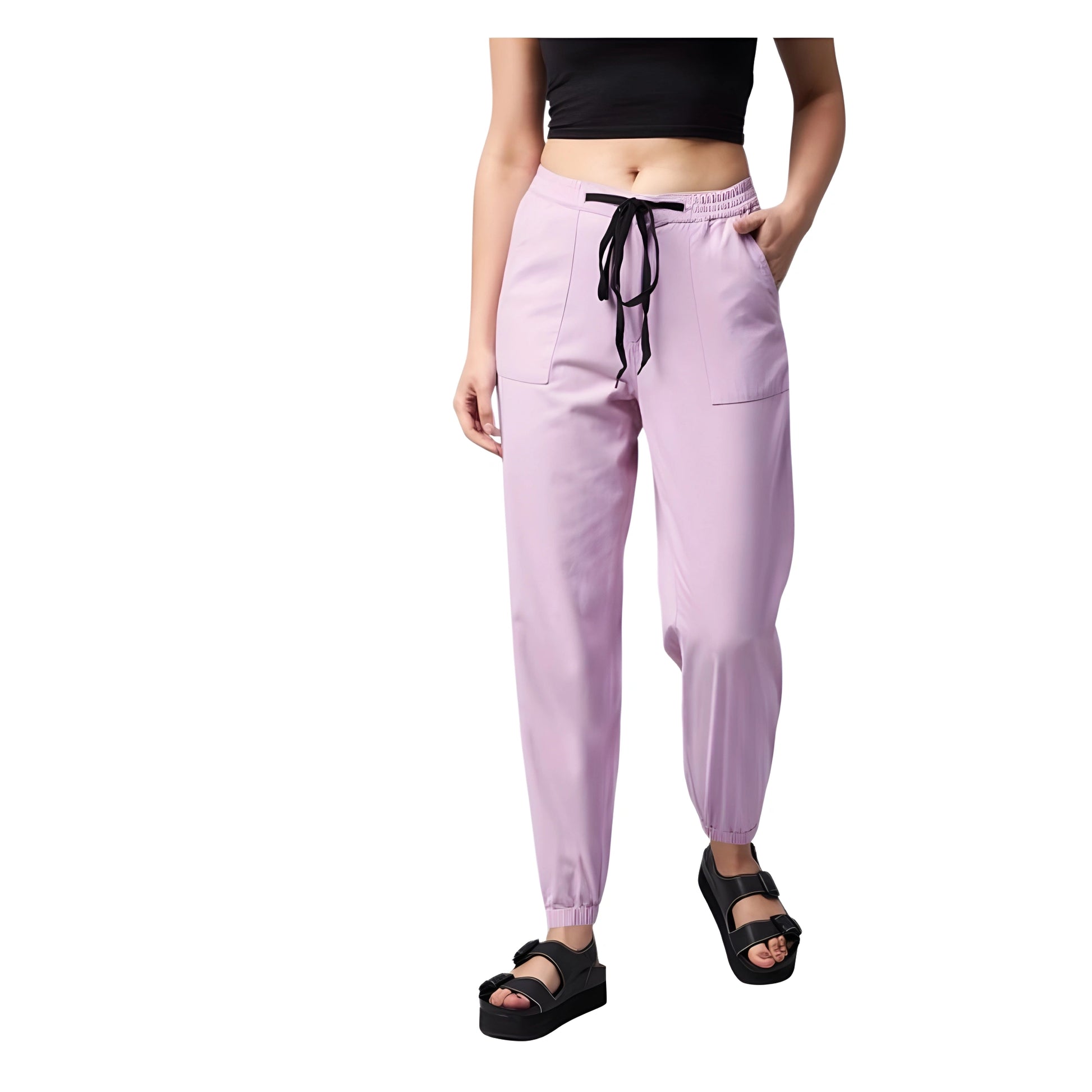 Della Solid Trousers