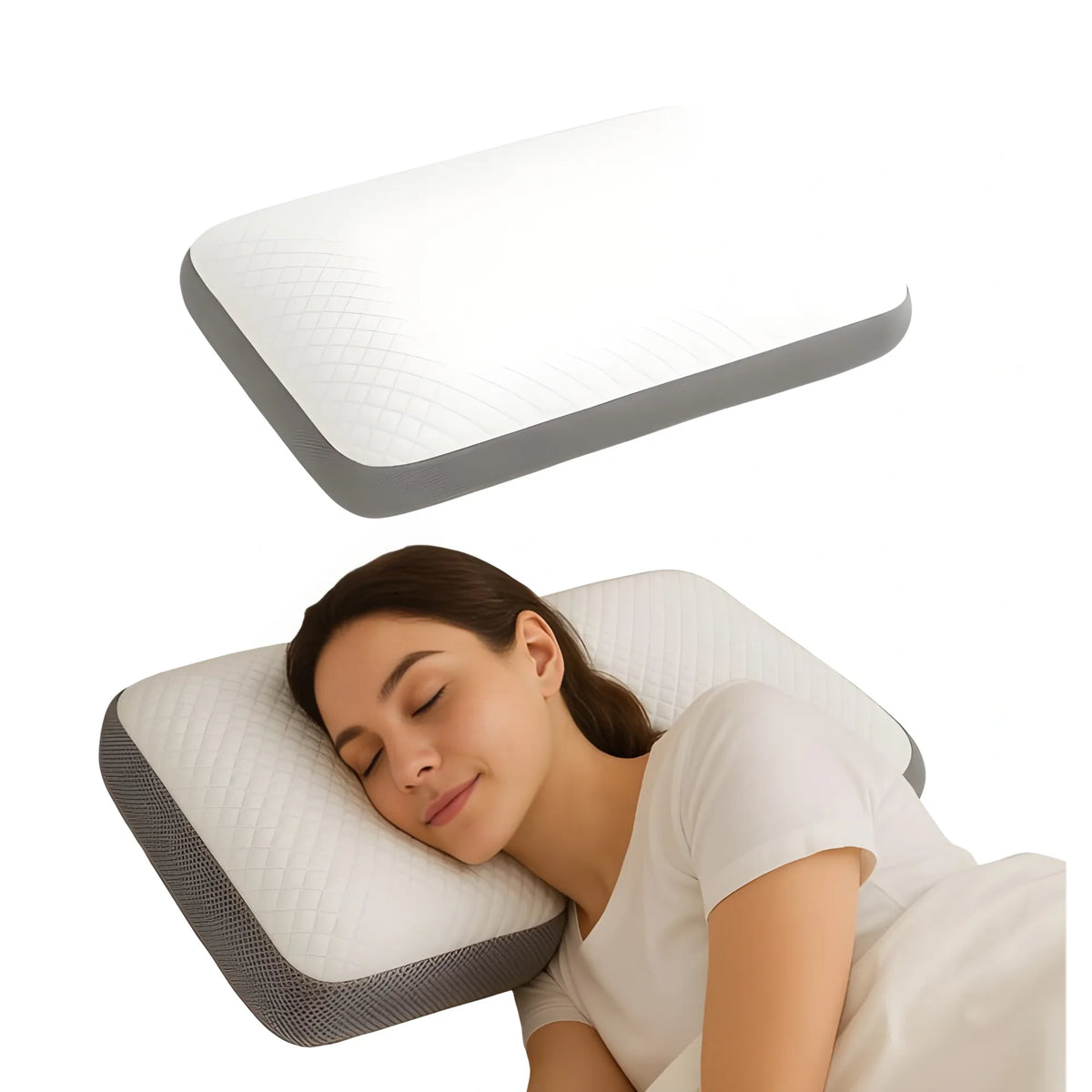 Pearl Essential Memory Foam Orthopedic Memory Foam Pillow For Sleeping