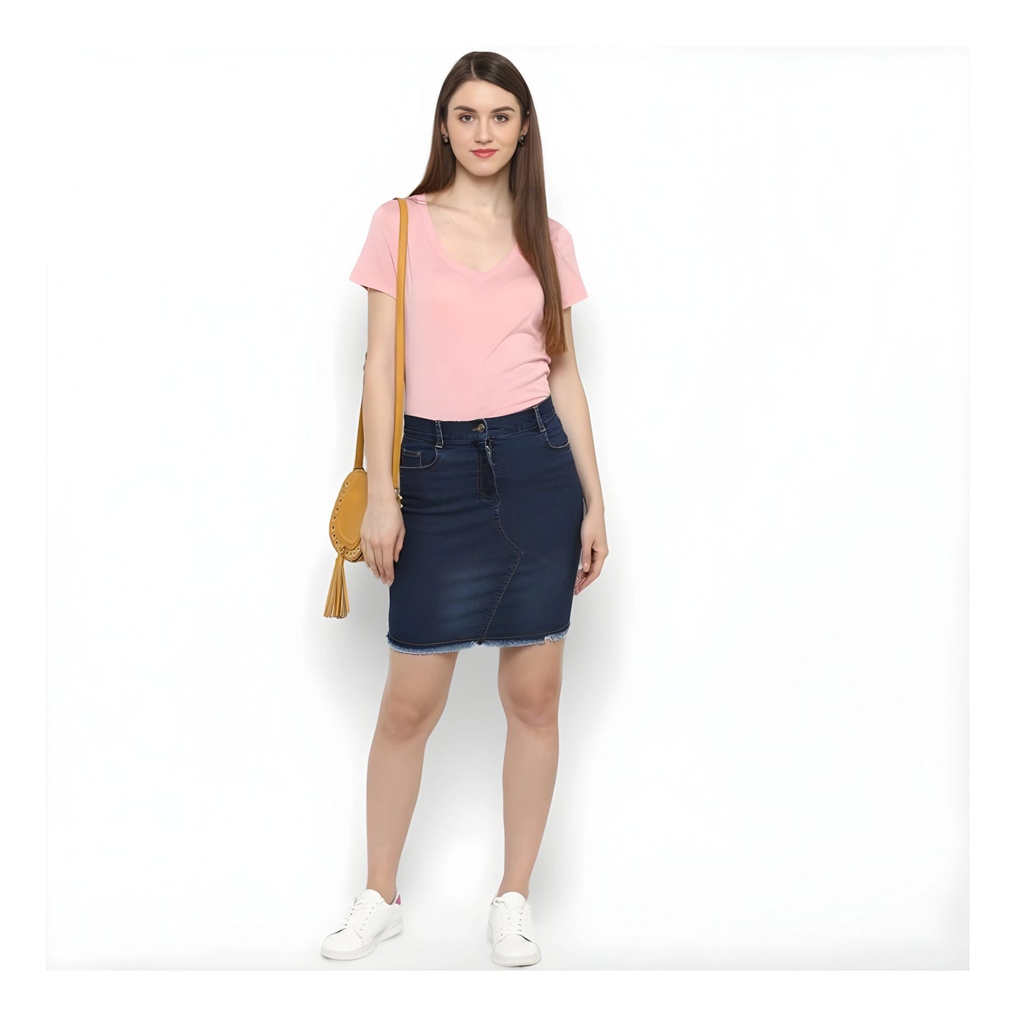 Elowen Stitching Pattern Skirt