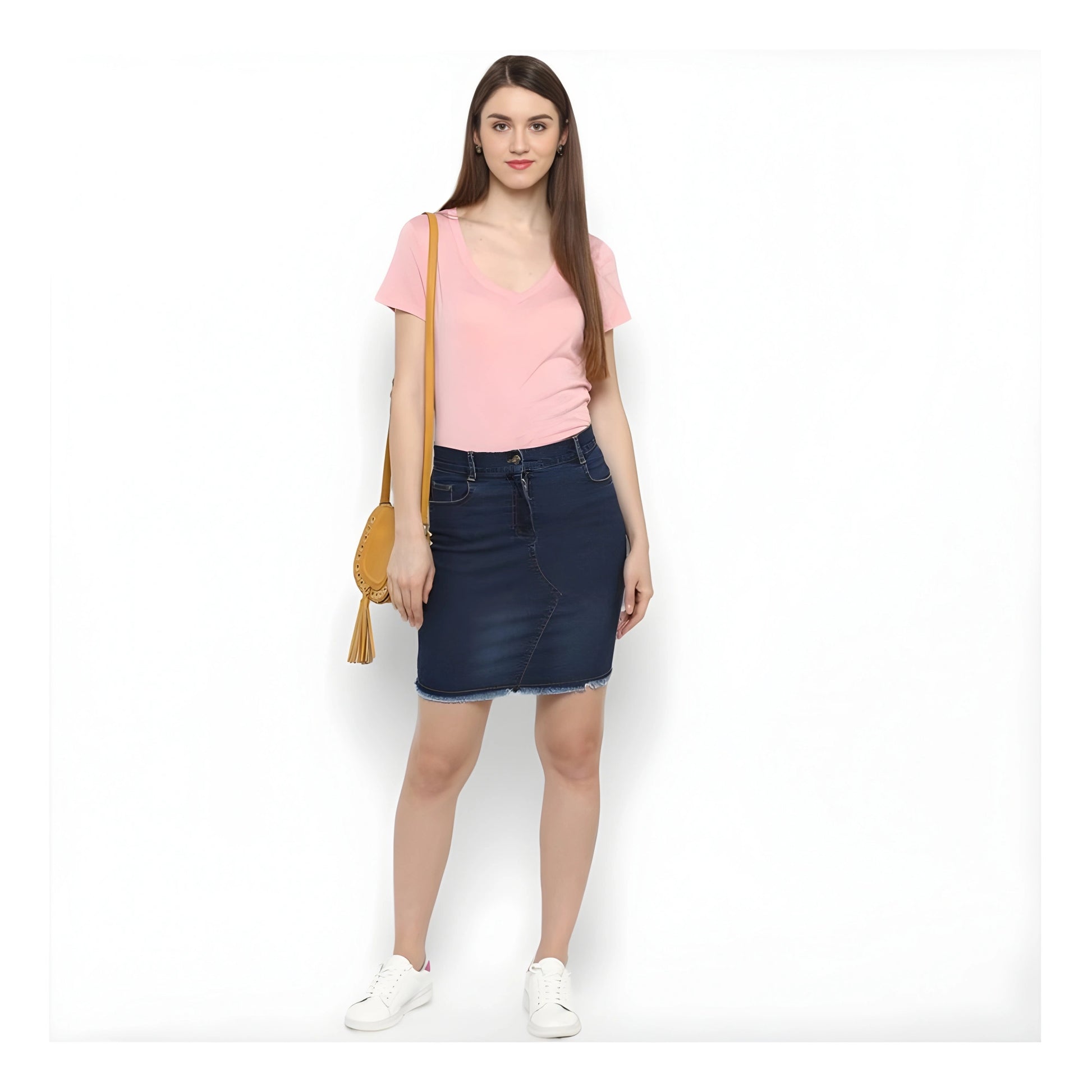 Elowen Stitching Pattern Skirt