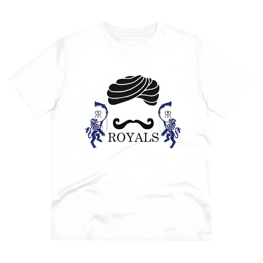 Men's PC Cotton Cricket Design Printed T Shirt (Color: White, Thread Count: 180GSM)