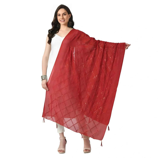 Eshani Chanderi Self Design Dupatta