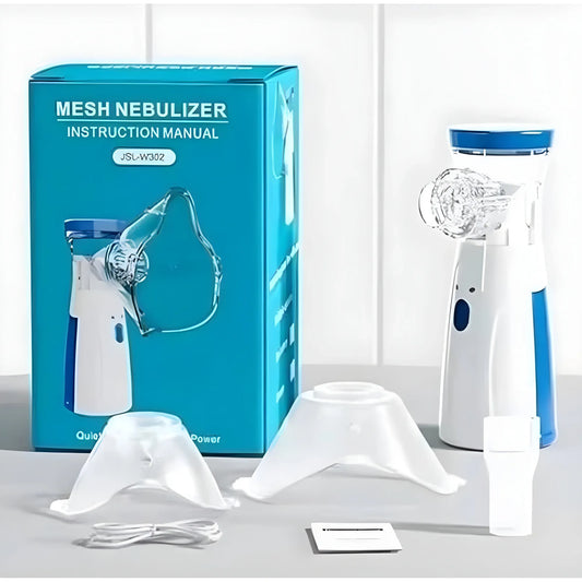 Pack of 2 Mini Portable Mesh Nebulizer (Multicolor)
