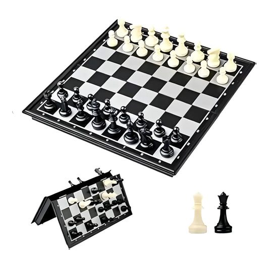 Plastic Chess Board Game For Kids And Adults (Multicolor )