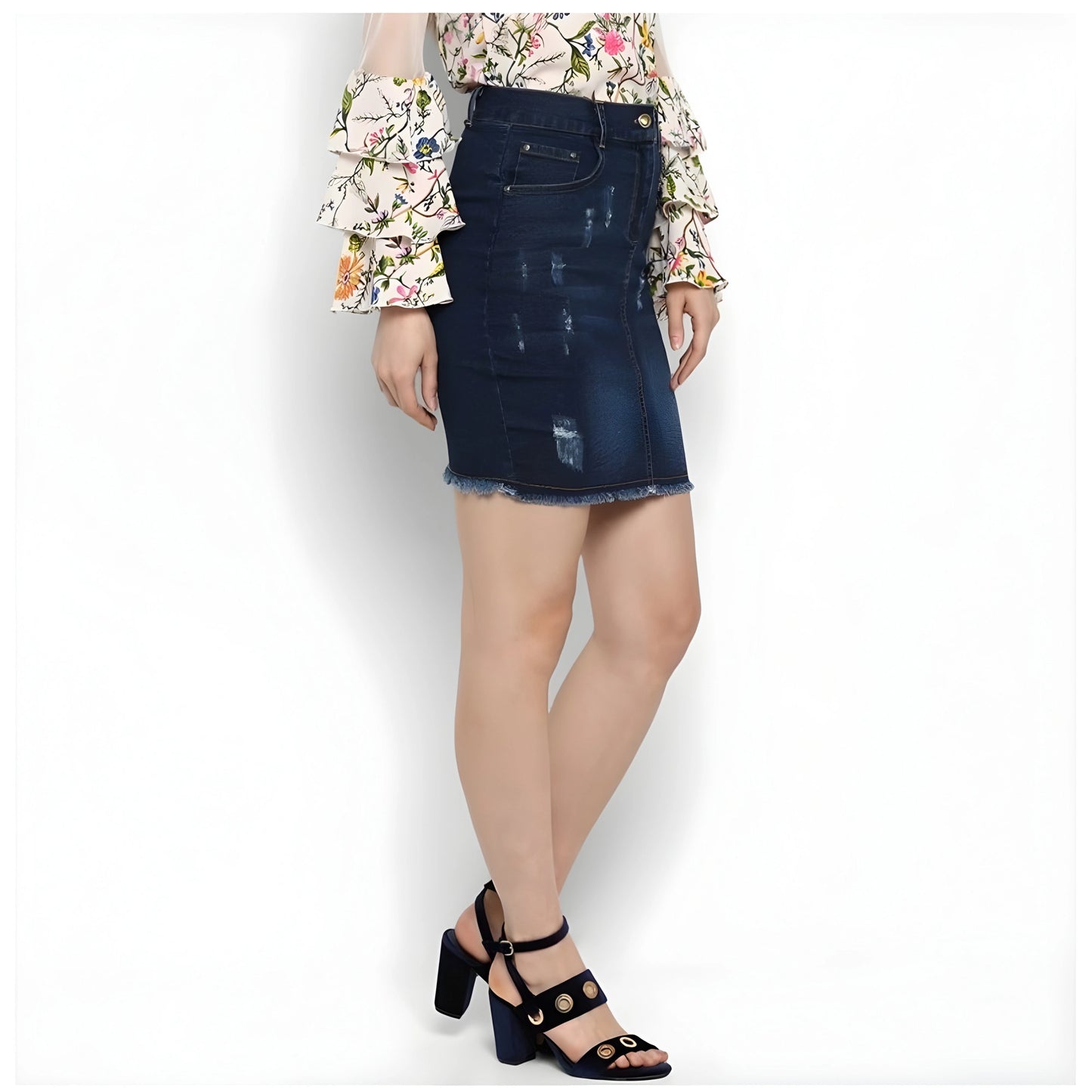 Briar Distressed Skirt
