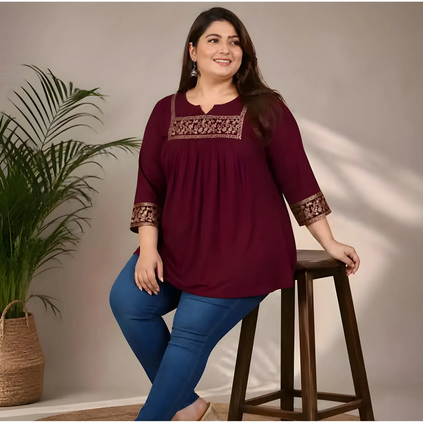 Faye Ethnic Motif Tunic