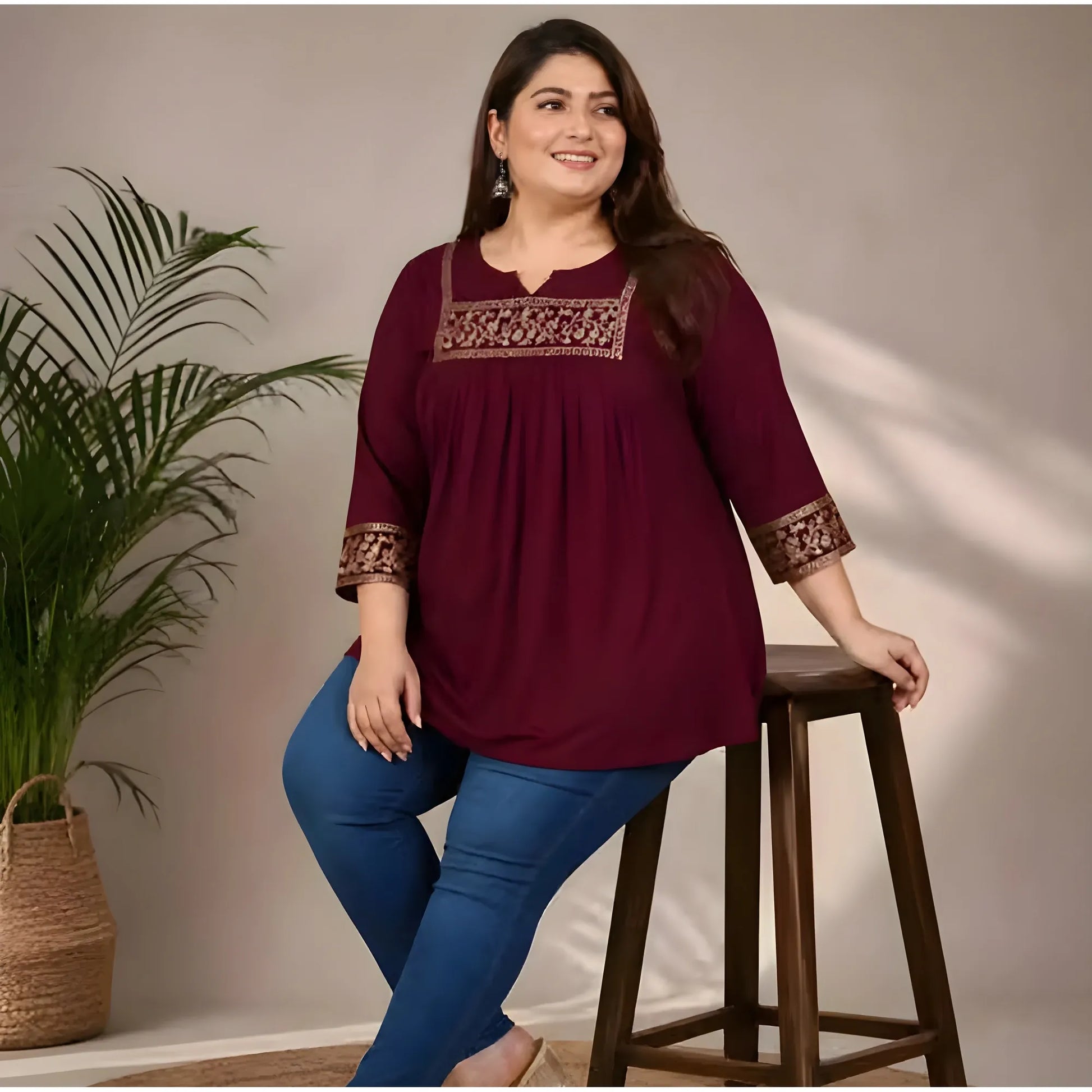 Faye Ethnic Motif Tunic