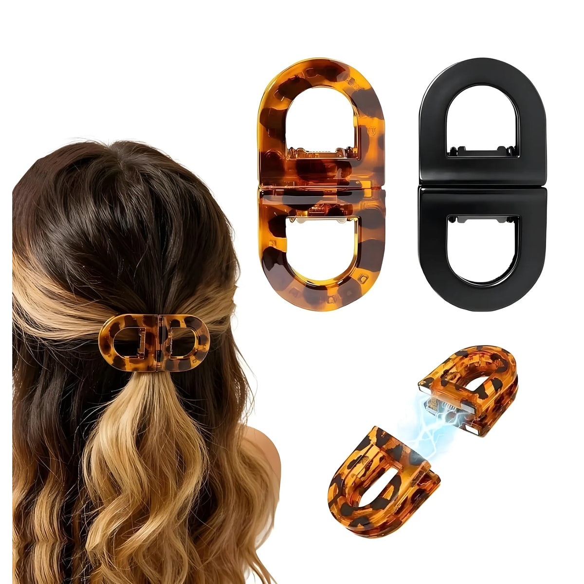Prism Essential Plastic Magnetic Hair Clip