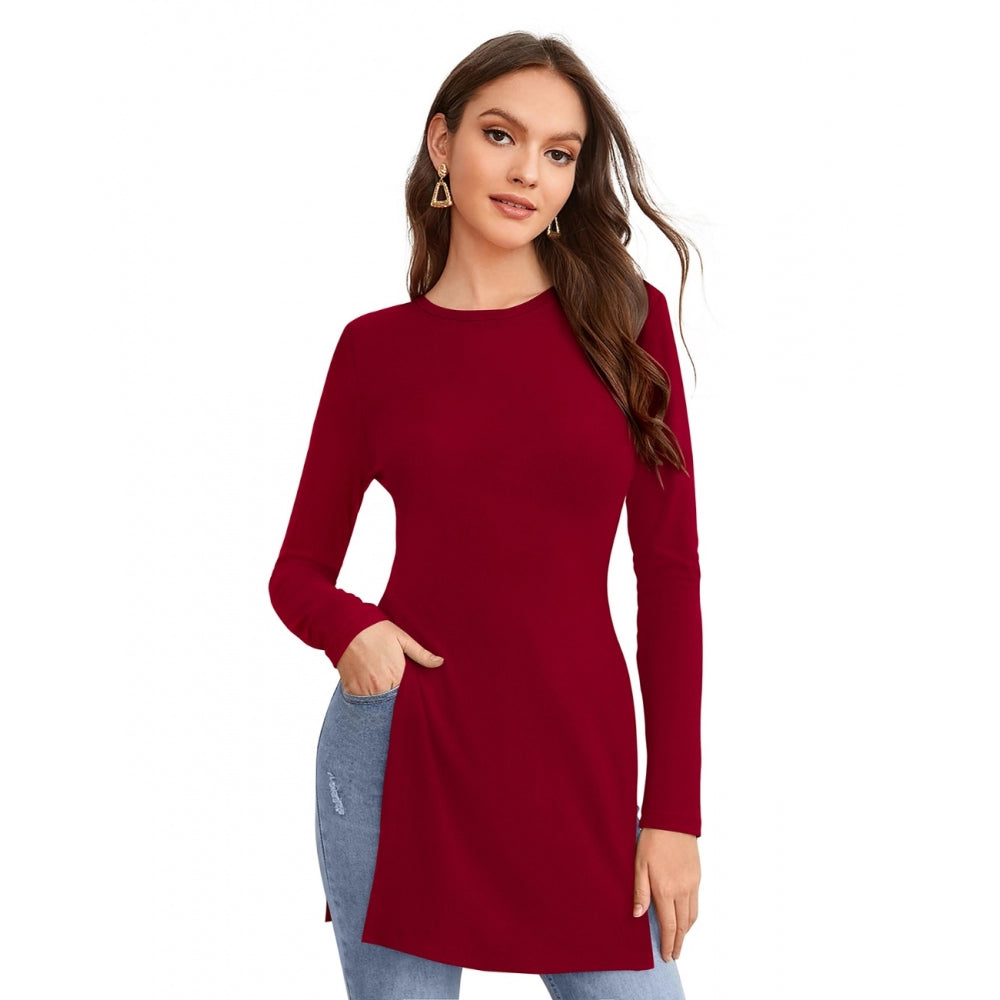 Maroon Tee - Navura