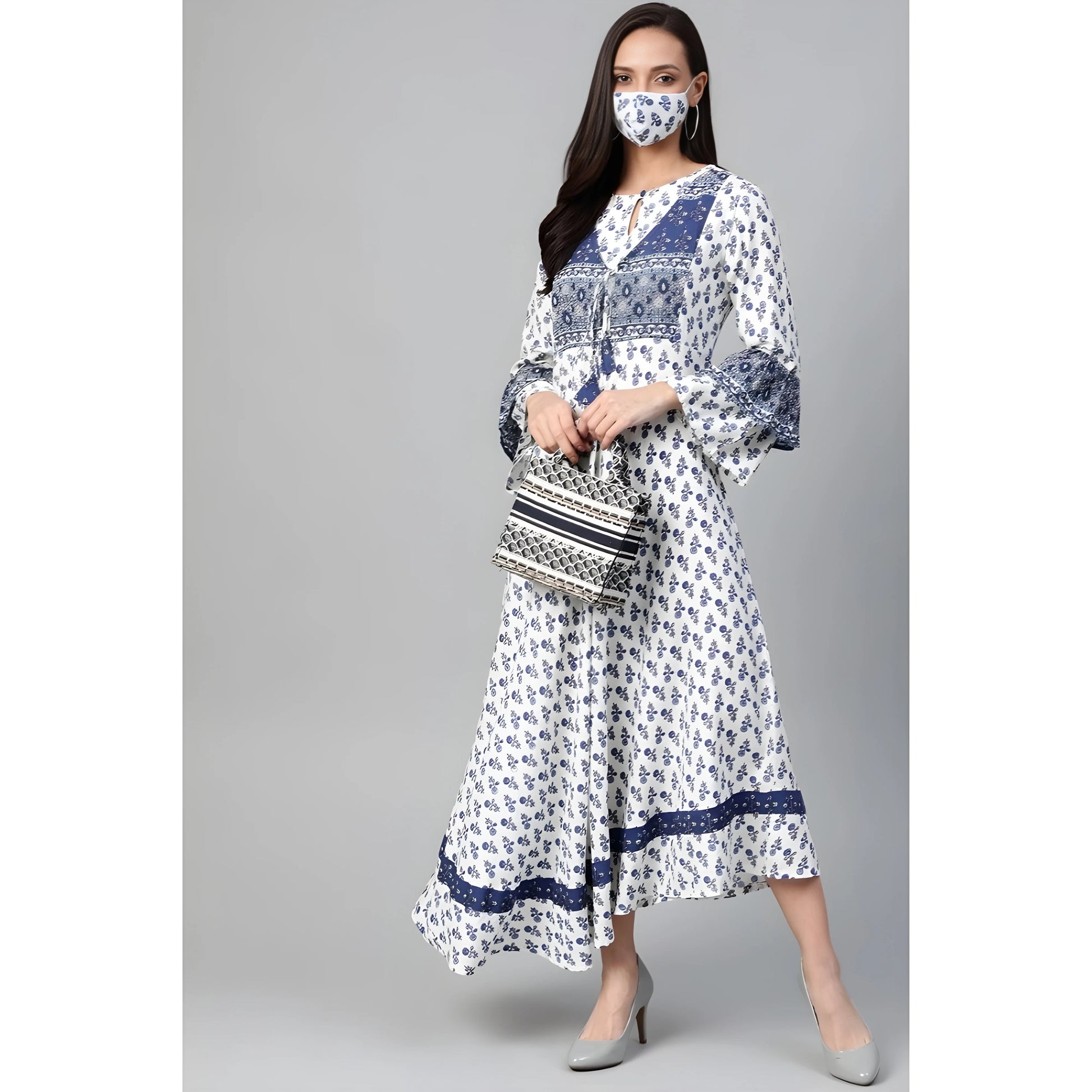 Brielle Floral Printed Dress