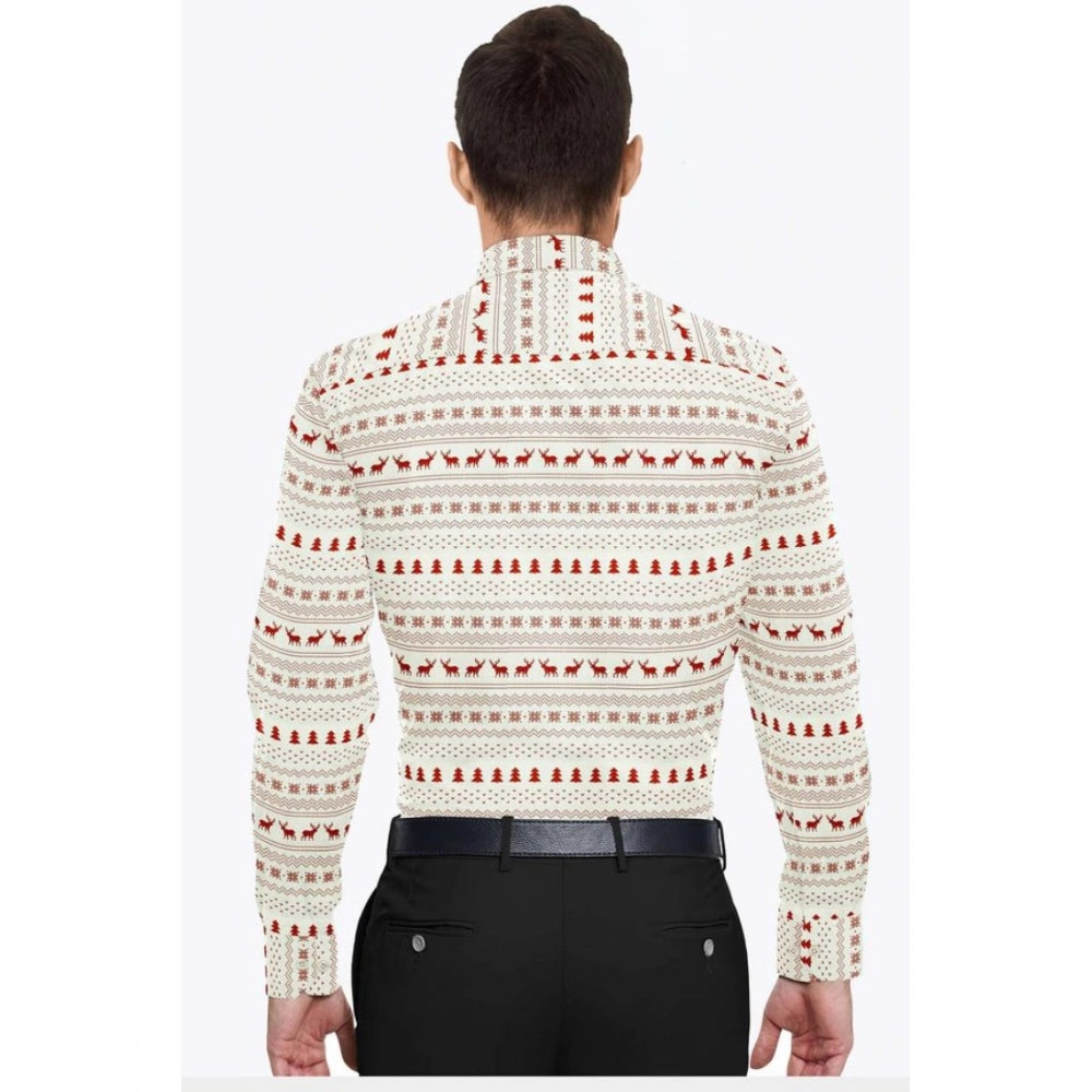 Ivory Printed Shirt - Navura