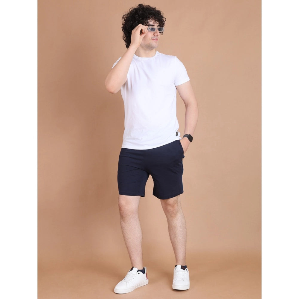 Navy Stripe Shorts - Navura