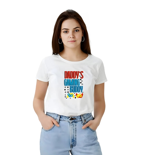 Kira Solid Printed T-Shirt