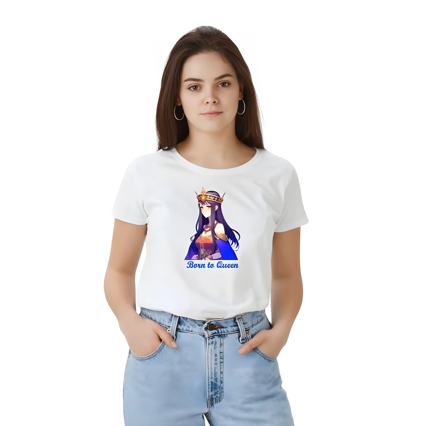 Snow Solid Printed T-Shirt