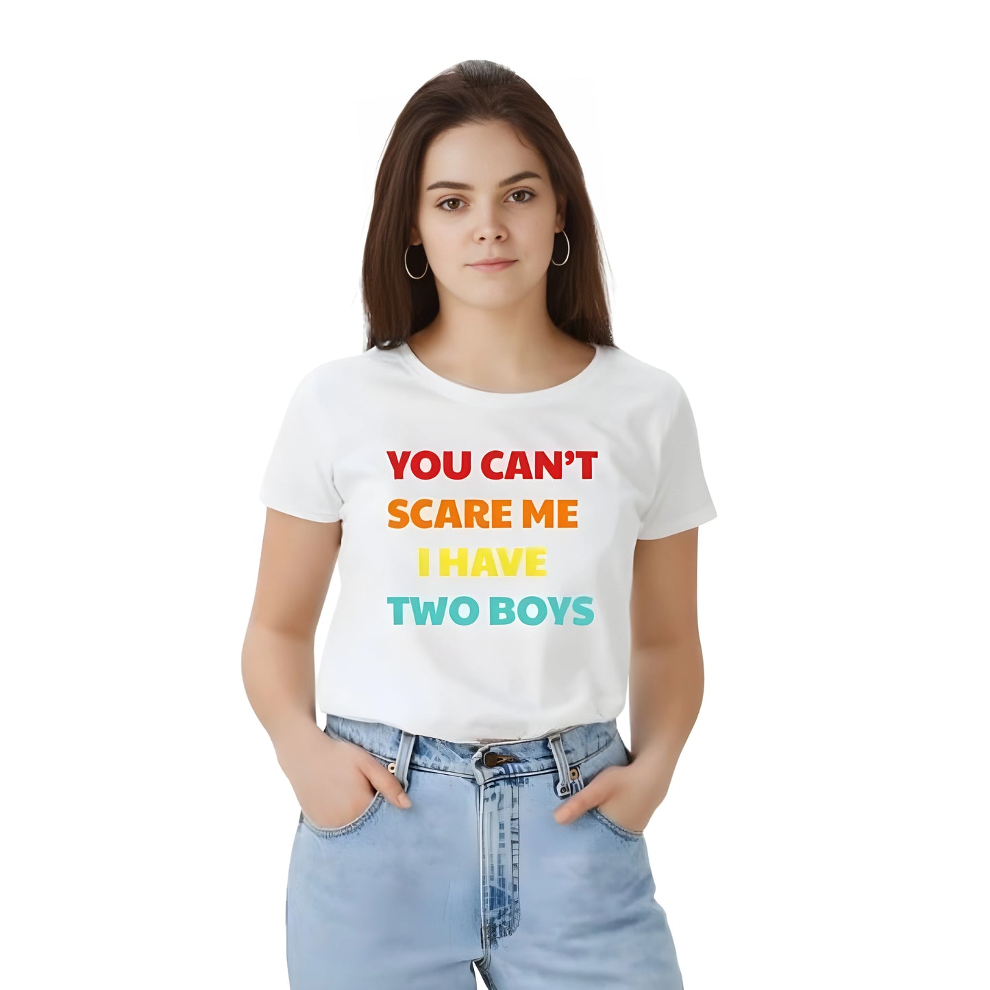 Nysa Solid Printed T-Shirt