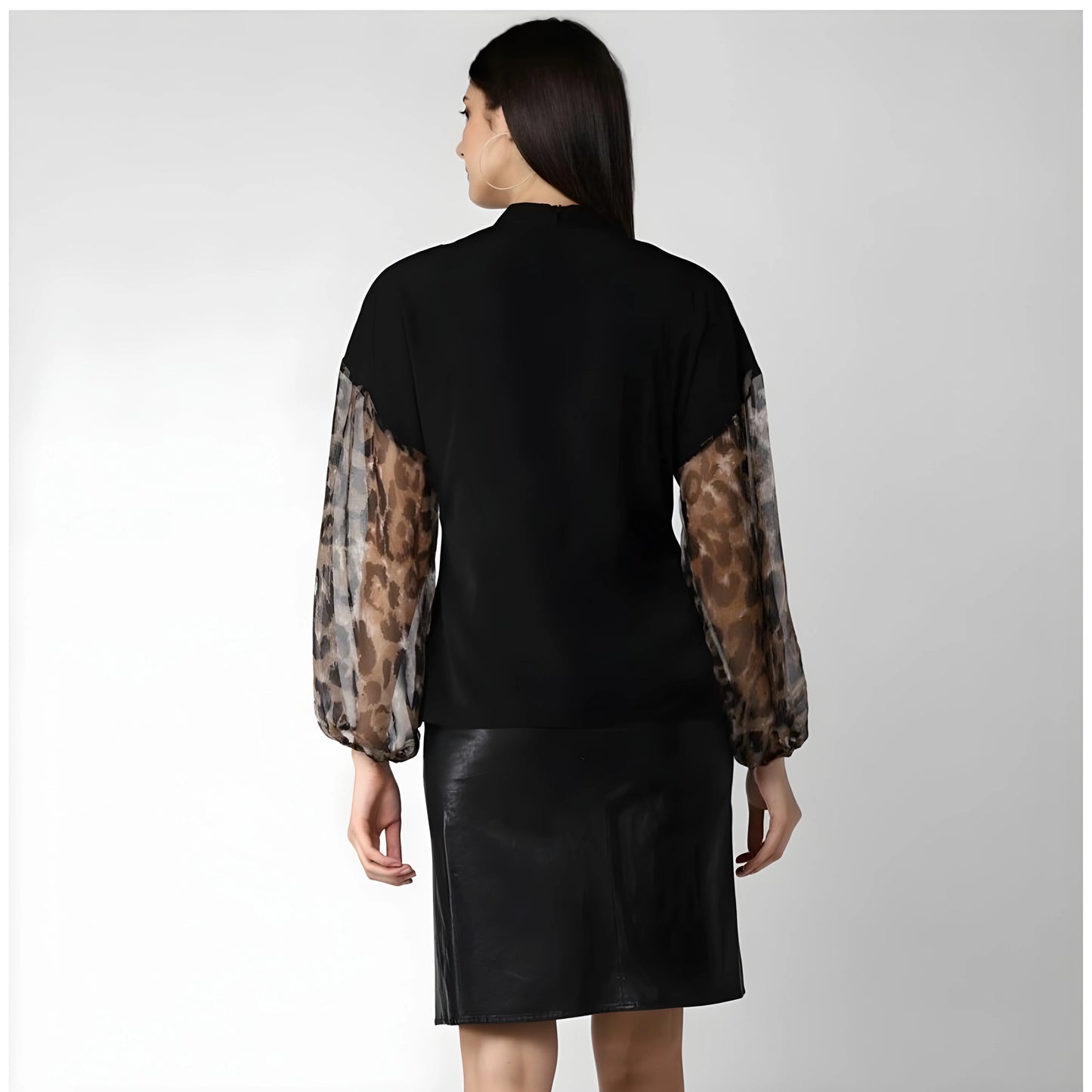 Wild Animal Print Top
