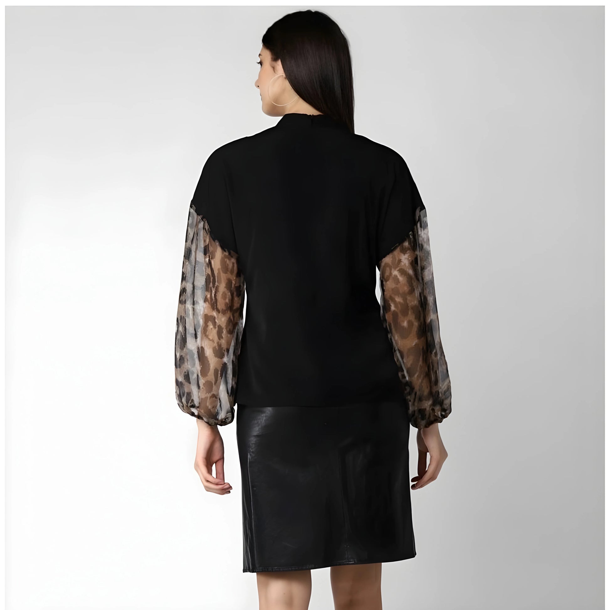 Wild Animal Print Top