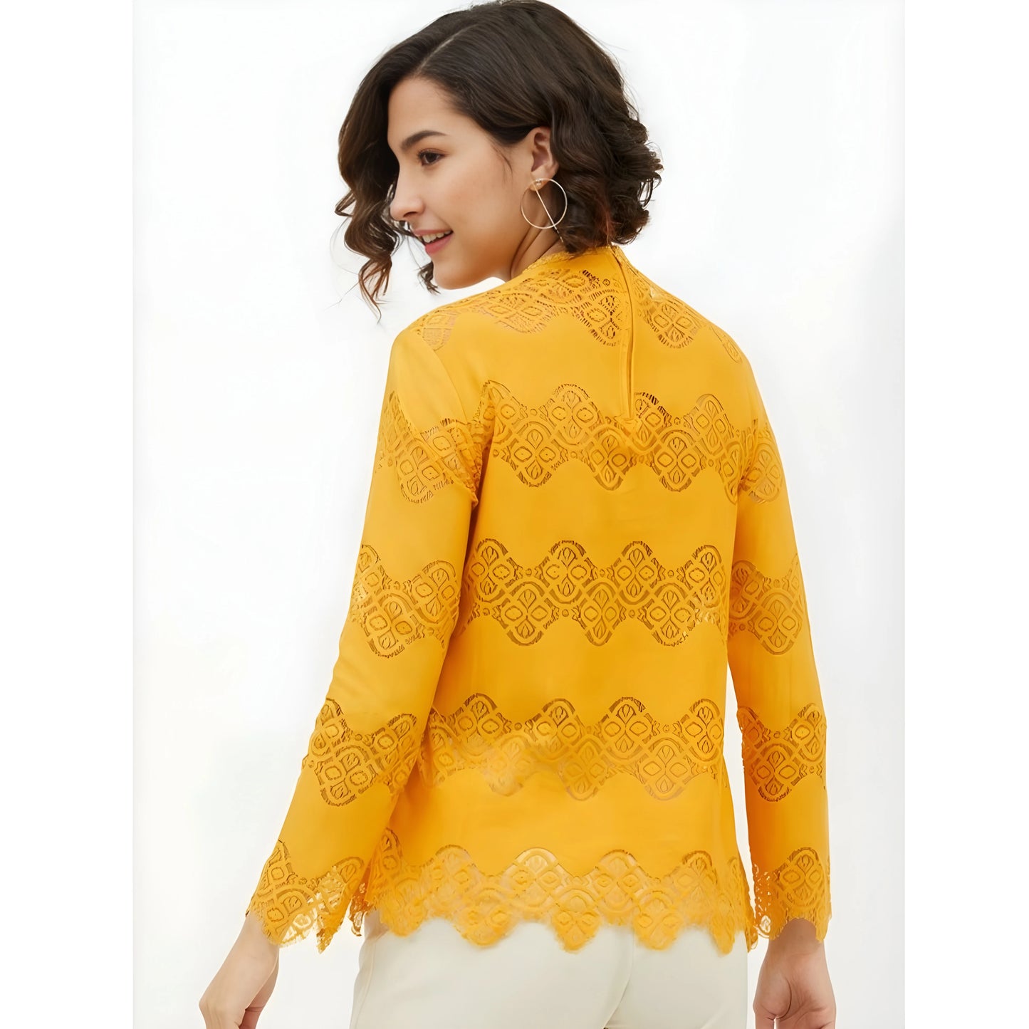Lace Lace Inserts Top