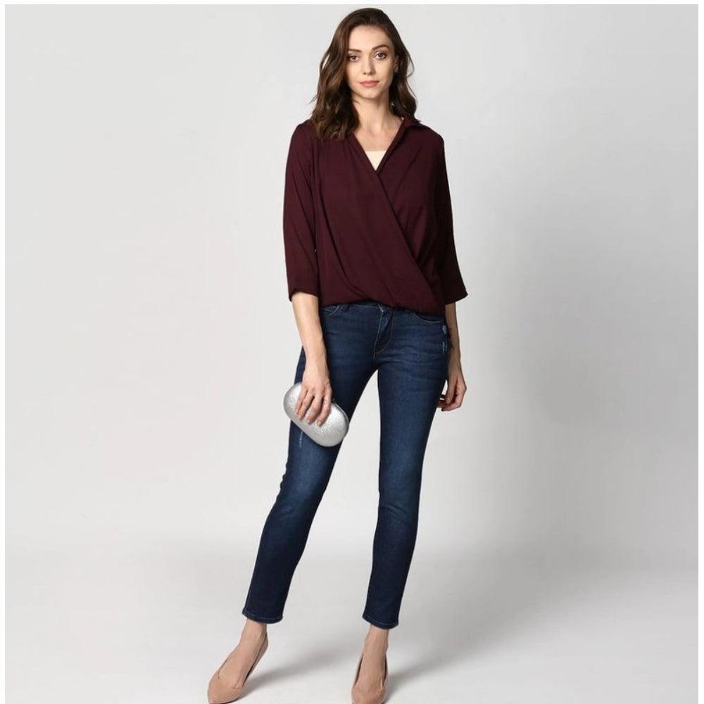 Maroon Top 2 - Navura