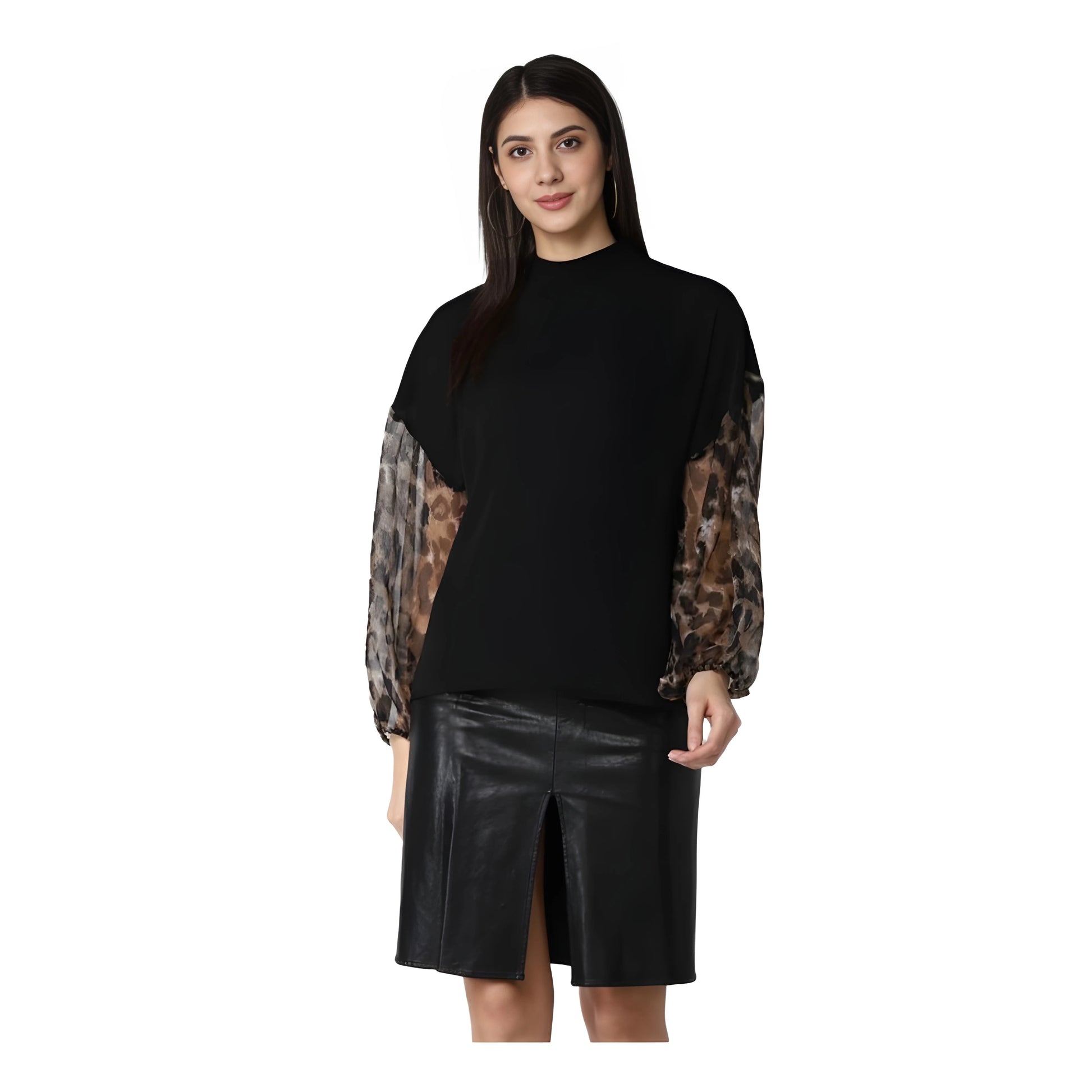Wild Animal Print Top