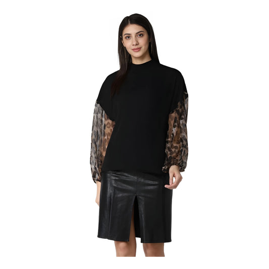 Wild Animal Print Top