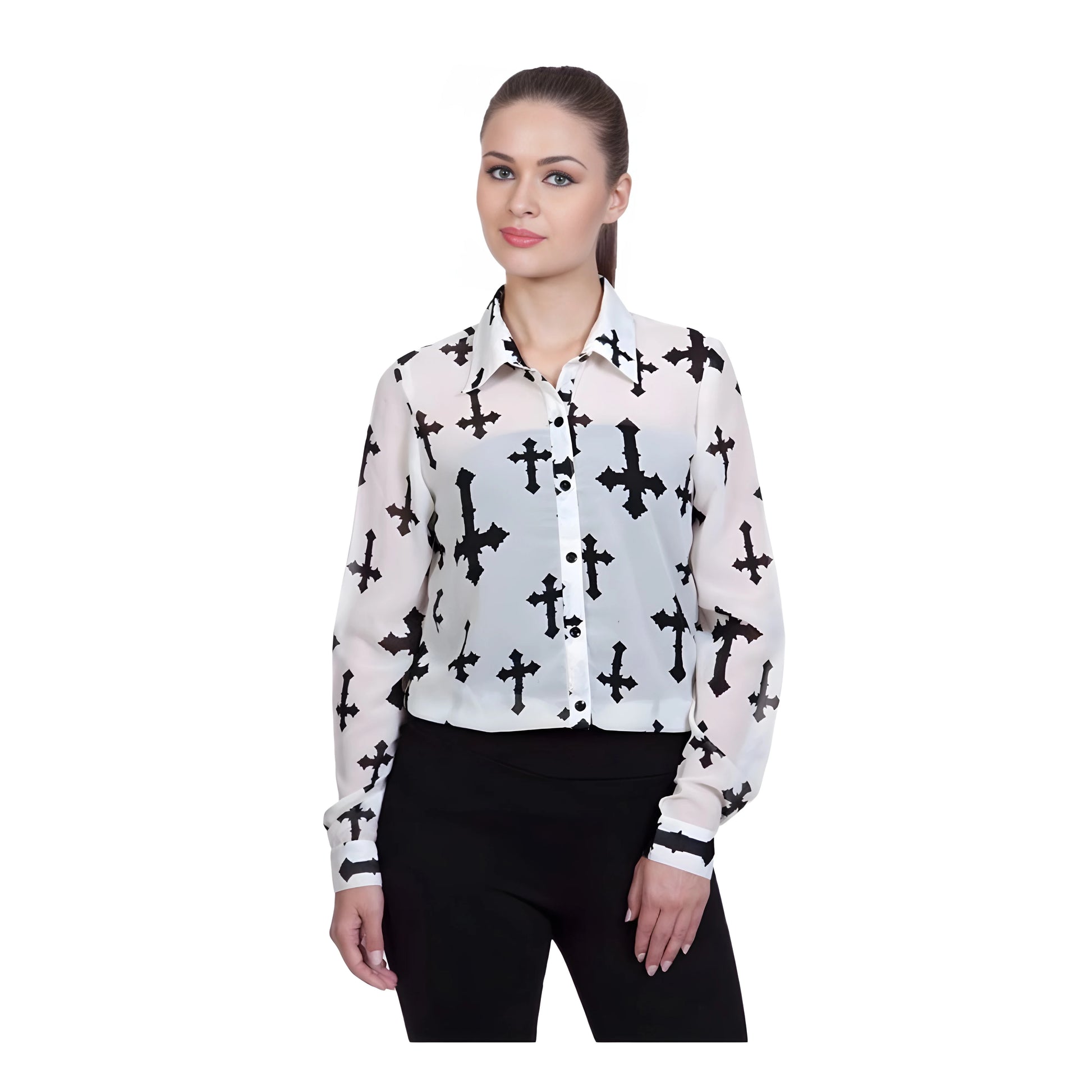 Ivory Printed Shirt