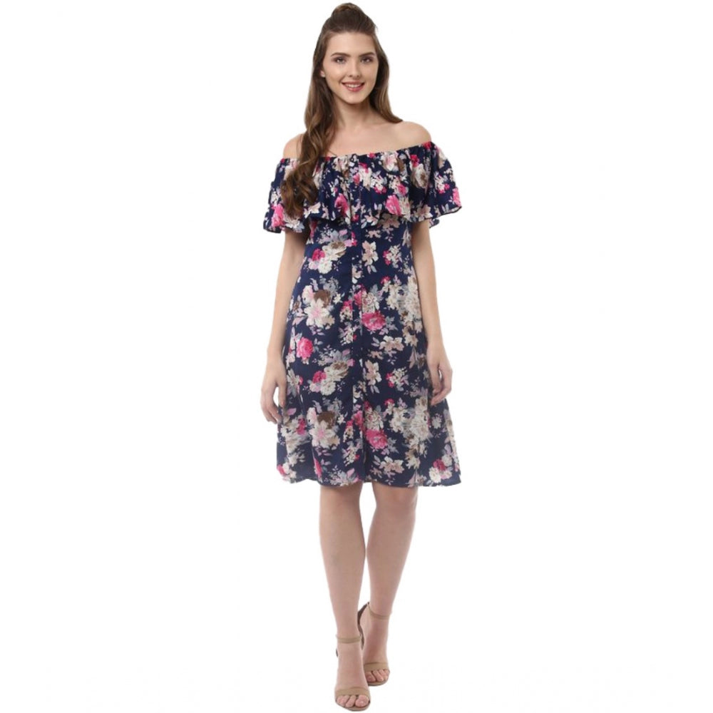 Navy Dress - Navura