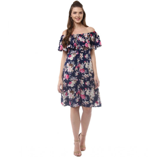 Navy Dress - Navura