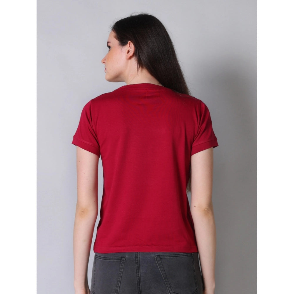 Maroon Tee 3 - Navura