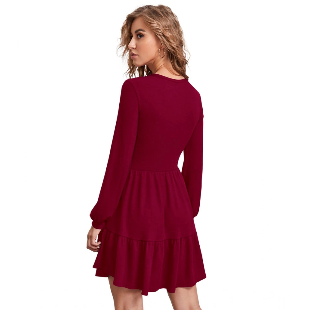 Maroon Dress 4 - Navura