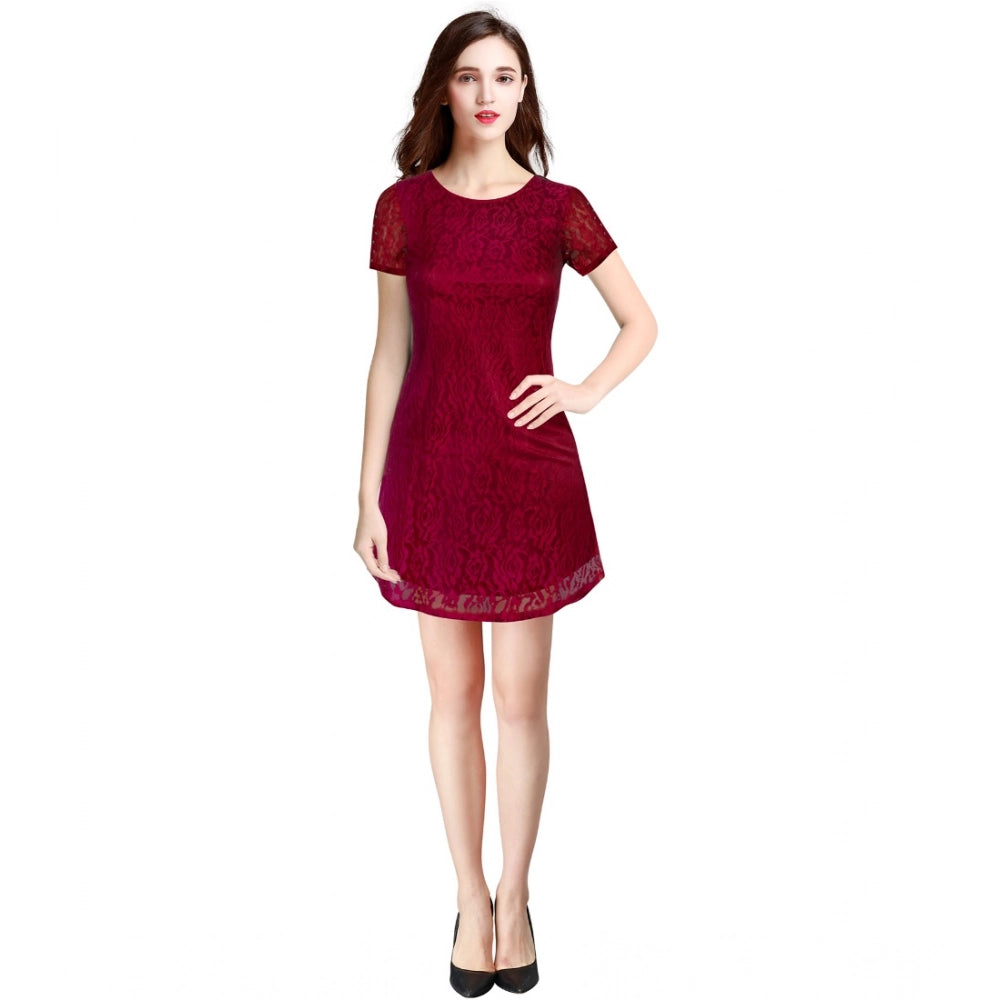 Maroon Dress 15 - Navura