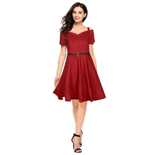 Maroon Dress 14 - Navura