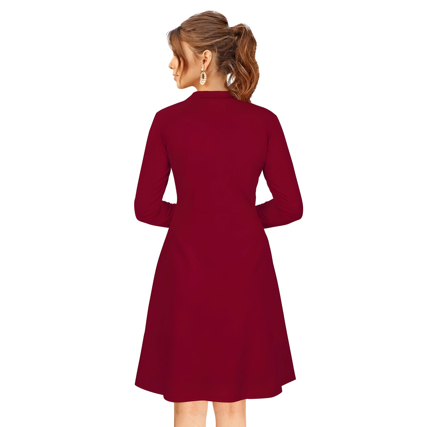 Zinnia Solid Dress