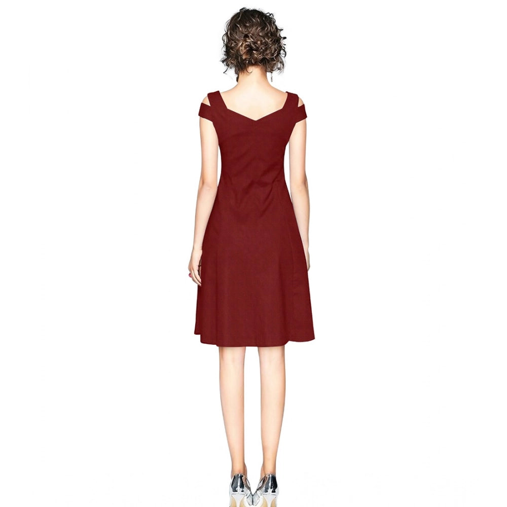 Maroon Dress 10 - Navura