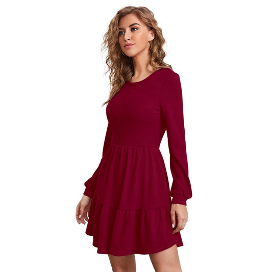 Maroon Dress 4 - Navura