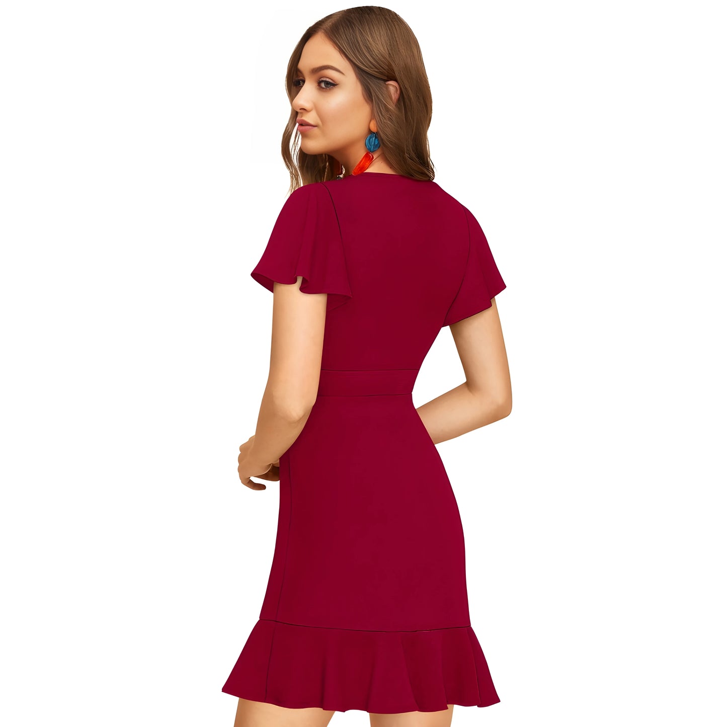 Odelia Solid Dress