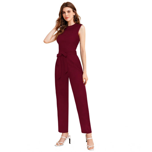 Maroon Jumpsuit - Navura